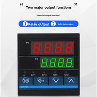 Pengontrol Suhu Digital Cerdas XRKC CH102/402 CD701-901 Input K/E/PT100 Termostat PID Industri untuk Mesin Pengemasan