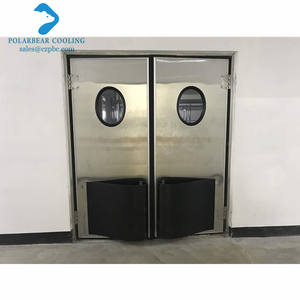 Puertas de tráfico oscilantes de acero inoxidable, doble hoja para cocina, 2022 - Product Image 3