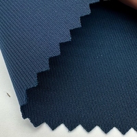 Nouveau tissu tissé de pantalon large de robe de femmes de sergé élastique de quatre côtés de polyester torsadé