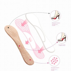 Solette Sportive Comfort da <span class=keywords><strong>Donna</strong></span> Autoadesive in Gel di Silicone per <span class=keywords><strong>Scarpe</strong></span> con Tacco Alto, Antiscivolo, Mezza Soletta a Sette Punti per Sandali, Assorbenti del Sudore - Product Image 5