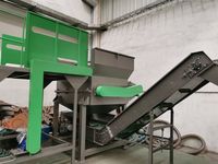 Usine de lavage PE PP, machine de recyclage plastique pour plastiques post-consommation