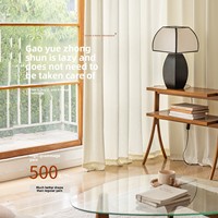Voilages de chambre à coucher style français pour lucarne, en chenille, avec décoration intégrée, couleur thé au lait, isolants et translucides
