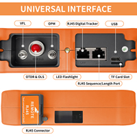 Testeur de fibre optique OTDR Rsrteng RSO-4000D, portée de test 500m-100Km, carte d'événements 4.3'', OPM, VFL, LS, OLS, RJ45, carte TF 8 Go, UPC/FC SC LC ST