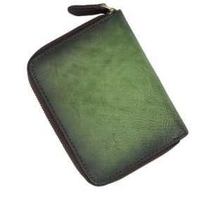 Boshiho Customized Crazy Horse Leather <b>Card</b> <b>Holder</b> Vintage Short Bifold Leather <b>Wallet</b> Men Coin Pockets <b>Wallet</b> for Men - Product Image 5