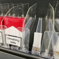 Bacs à bonbons personnalisés pour congélateur, présentoir en acrylique pour cigarettes, poussoir d'étagère