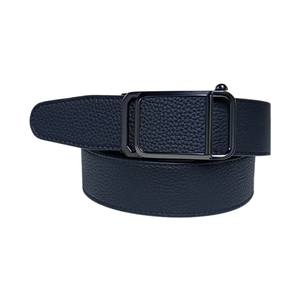 <span class=keywords><strong>Ceinture</strong></span> en cuir de vache véritable décontractée pour affaires personnalisable avec boucle <span class=keywords><strong>automatique</strong></span> en alliage, style tendance, logo personnalisable - Product Image 6