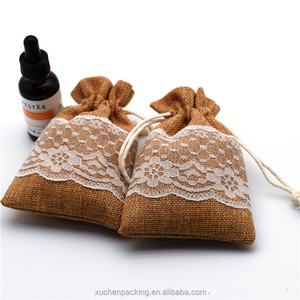 Décorations en <span class=keywords><strong>dentelle</strong></span> de luxe pochette à cordon de <span class=keywords><strong>jute</strong></span> pour Bracelets perlés emballage pochette organisateur d'huile essentielle de lin de <span class=keywords><strong>jute</strong></span> en toile de <span class=keywords><strong>jute</strong></span> - Product Image 1