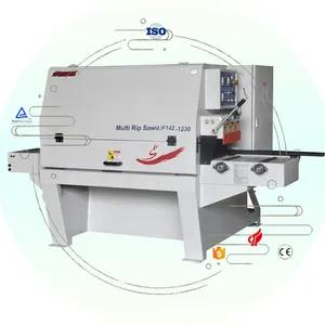 Carpintaria horizontal banda serraria multi rip saw uso para spc piso para prancha madeira