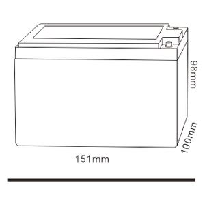 12v 12ah密閉および充電電動自転車蓄電池 - Product Image 3
