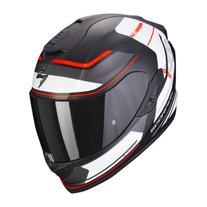 Casco Integrale Scorpion Exo 1400 Air Bianco Nero Rosso XL in Fibra Composita per Moto - Product Image 1
