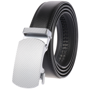 Cinto Masculino de Couro Genuíno Ajustável com Fivela Personalizada e Logotipo em Liga Metálica – Tendência da Moda - Product Image 3