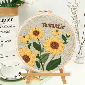 ชุดเย็บปักถักร้อย XIXI DIY Punch Needle & Cross Stitch Kit - ชุดอุปกรณ์ปักไหมโพลีเอสเตอร์ครบชุดสำหรับผู้เริ่มต้น ตกแต่งบ้าน - Product Image 4