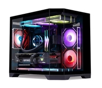 Casing Pc Gaming penuh Casing Gaming putih kabinet Pc ATX Casing komputer Tower Casing kabinet Gamer Pc Atx dengan layar LCD
