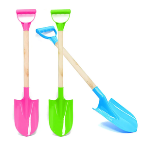 Attrezzo da giardino portatile giocattoli per bambini pala di sabbia da spiaggia per bambini in legno di plastica - Product Image 2