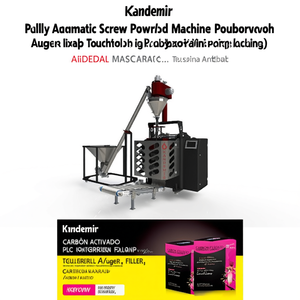 Machine de remplissage de poudre entièrement automatique Kandemir, contrôlée par PLC, avec remplisseur à vis sans fin, écran tactile, haute vitesse, pour l'emballage - Product Image 2