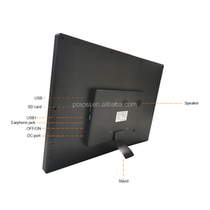 Marcos de fotos digitales de 17 pulgadas y 1080P, reproductor multimedia LCD para tienda minorista, tienda, supermercado, restaurante, pantalla publicitaria de pared MP4 - Product Image 6