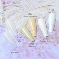 51220 CANNI Muestra Gratuita de Fábrica, Esmalte de Uñas en Gel UV de 16ml, Serie Blanca, Venta al Por Mayor, Marca Privada