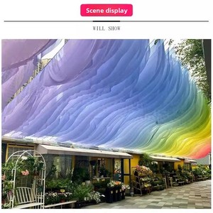 Voilages translucides à énergie éolienne pour plafond, pour usage extérieur, restaurants, zones panoramiques, lieux en <span class=keywords><strong>bord</strong></span> <span class=keywords><strong>de</strong></span> <span class=keywords><strong>mer</strong></span> - personnalisables - Product Image 5