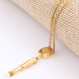 Collar con colgante de destornillador chapado en oro de 18 quilates para hombre, regalo, uso diario, joyería de moda - Product Image 4