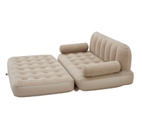 Canapé gonflable moderne personnalisable en usine OEM, design pliable portable pour salon