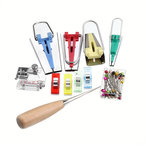 Kit d'outils pour <span class=keywords><strong>Machine</strong></span> à coudre, matériel de couture, reliure avec ruban, pour matelas, <span class=keywords><strong>Patchwork</strong></span> et tout travaux manuels - Product Image 1