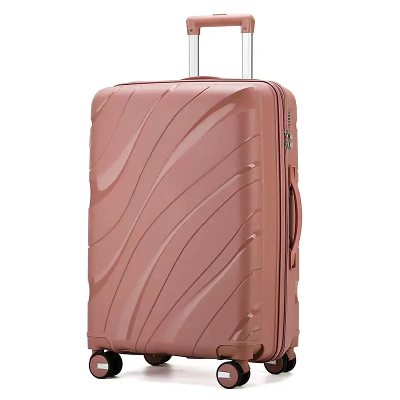 Produsen grosir tas koper perjalanan koper keras koper bepergian set bagasi perjalanan pesawat terbang bawaan