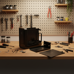 กล่องใส่แผ่นโลหะพร้อมการออกแบบโครงสร้างและการรองรับการผลิตม้านั่งทดสอบ <span class=keywords><strong>ATX</strong></span> แบบงอได้เอง - Product Image 6