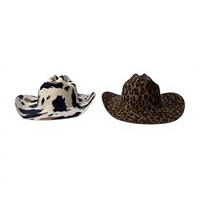 Chapeau unisexe en feutre 100% laine style Dobby, réglable, avec ruban et accessoires en corde imprimés par sublimation, pour une utilisation en toutes saisons