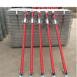 Étais en acier pour la construction, supports de tuyaux en acier de type européen, étais multiprop pour le soutènement de dalles en acier - Product Image 6