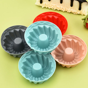 12PCS Silicone Cake Mold Food Grade Baking Cake Baking Mold Kitchen Cooking <b>Bakeware</b> Making Diy Cake Baking - Product Image 5