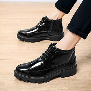 Bottines Montantes à Lacets pour Homme, <span class=keywords><strong>Semelle</strong></span> Épaisse et Plateforme, Taille 38-44 - Product Image 6