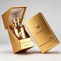 Boîte cadeau rigide directement de l'usine avec coussin en velours pour coffret cadeau de parfum Oud 100 ml