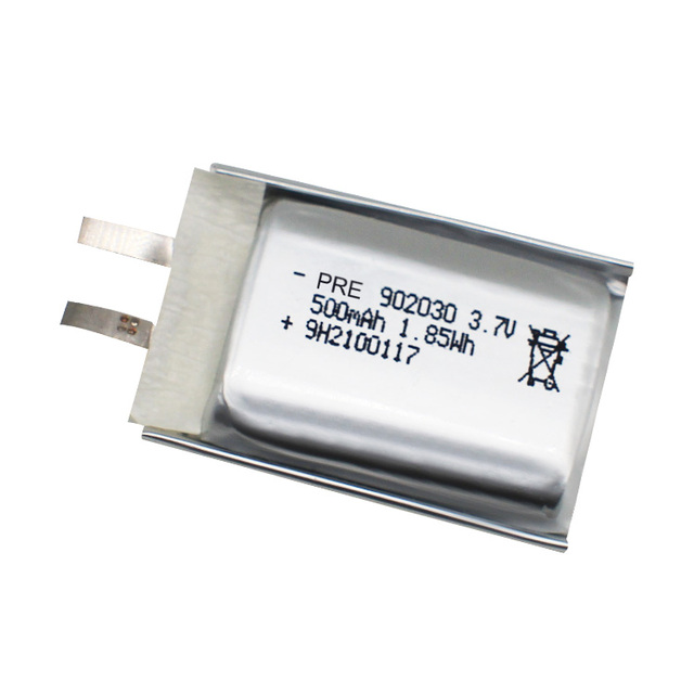 OEM ODM Wholesale 902030 3.7V 500mAh Rechargeable Semi-solid State Battery NMC Cathode Consumer Electronics 300 Cycles