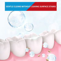 Vente en gros de dentifrice à saveur de menthe fraîche personnalisable pâte de nettoyage en profondeur au bicarbonate de soude éclaircissante pour la maison voyage soins dentaires