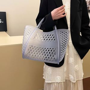 Bolsas de Playa para Viajes de Verano, Bolsa de Compras Impermeable de PVC, Bolso de Mano de PVC de Gran Capacidad para Mujer - Product Image 5
