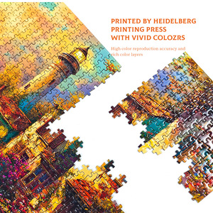Puzzle en carton personnalisé, impression Heidelberg, finition brillante, revêtement huileux, épaisseur réglable, découpe sur mesure, respectueux de l'environnement - Product Image 2