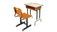 Ensemble bureau et chaise pour étudiant, mobilier familial, chaise d'étude écologique pour adulte avec dossier en maille respirante et design ergonomique