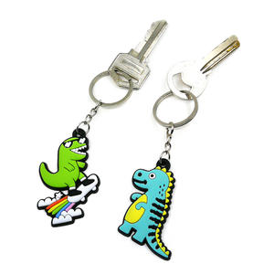 Meilleures ventes - Stock limité - <span class=keywords><strong>Porte</strong></span>-clés en PVC aux couleurs vives - Accessoires amusants pour sacs cadeaux d'anniversaire - Product Image 3