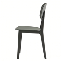 Chaise moderne en plastique à dossier bas, inclinable et fixe, pour café, restaurant, usage commercial, empilable, chaise visiteur, directement de l'usine, MOQ 5