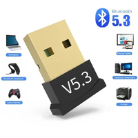 Adaptateur USB Bluetooth 5.3 Portable Émetteur-Récepteur Audio Sans Fil pour Ordinateur PC Portable
