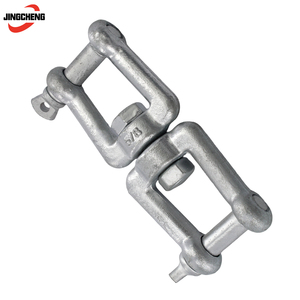 Émerillon <span class=keywords><strong>double</strong></span> à œil pour la levée de charges lourdes, pour élingues de levage à chaîne - Product Image 3