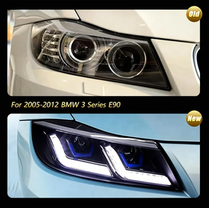 Faros Delanteros LED para BMW <span class=keywords><strong>Serie</strong></span> 3 E90 2004-2011, 320i 318i 330i, DRL, Proyector, Luz Delantera Nueva, 6000K - Product Image 5