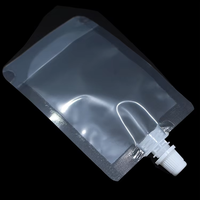 Pochettes à bec verseur personnalisées de 50 ml à 2100 ml, entièrement transparentes, imprimées en héliogravure, en PET/PE de qualité alimentaire, pour eau potable, tequila, bière