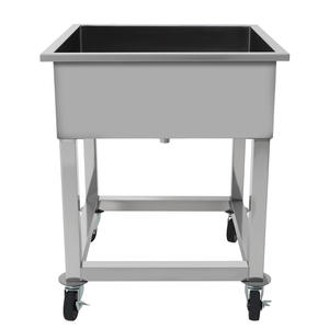 Carrito de Transporte de Acero Inoxidable Comercial para Platos Esterilizados - Carro de Entrega para Escurridor de Platos de Cocina - Product Image 4