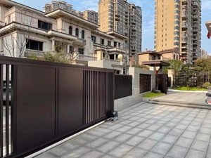 <span class=keywords><strong>Portail</strong></span> Moderne en Aluminium pour Cour et Allée, Sécurisé, Revêtement en Poudre, Utilisation Extérieure - Product Image 2