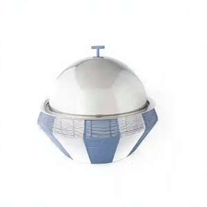 Calentador de Alimentos Metálico de Lujo, Cazuela Hecha a Mano de Excelente Calidad, Olla Metálica de Diseño Más Vendida - Product Image 1