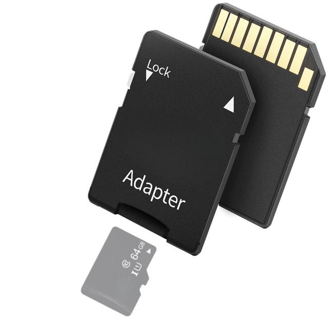 High Quality Micro TF SD Transflash Memory Card Adapter External Shell Frame for MicroSD, SDHC SD Adapter Case