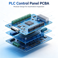 Servicio de Fabricación de Ensamblaje de PCB para Equipos de Inspección de Automatización Industrial con Panel de Control Basado en PLC