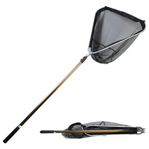 370cm 1110g 65*70*45cm Foshong épuisette 3 sections télescopique pliable rétractable <span class=keywords><strong>en</strong></span> caoutchouc filet de poisson pour la pêche <span class=keywords><strong>en</strong></span> <span class=keywords><strong>mer</strong></span> pêche à la mouche - Product Image 1