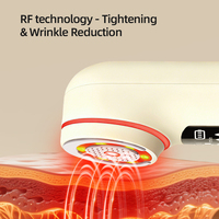 Appareil de beauté pour la peau rechargeable à domicile, lumière tricolore portable, appareil électrique de rajeunissement de la peau, appareil de lifting du visage, appareil de beauté du visage